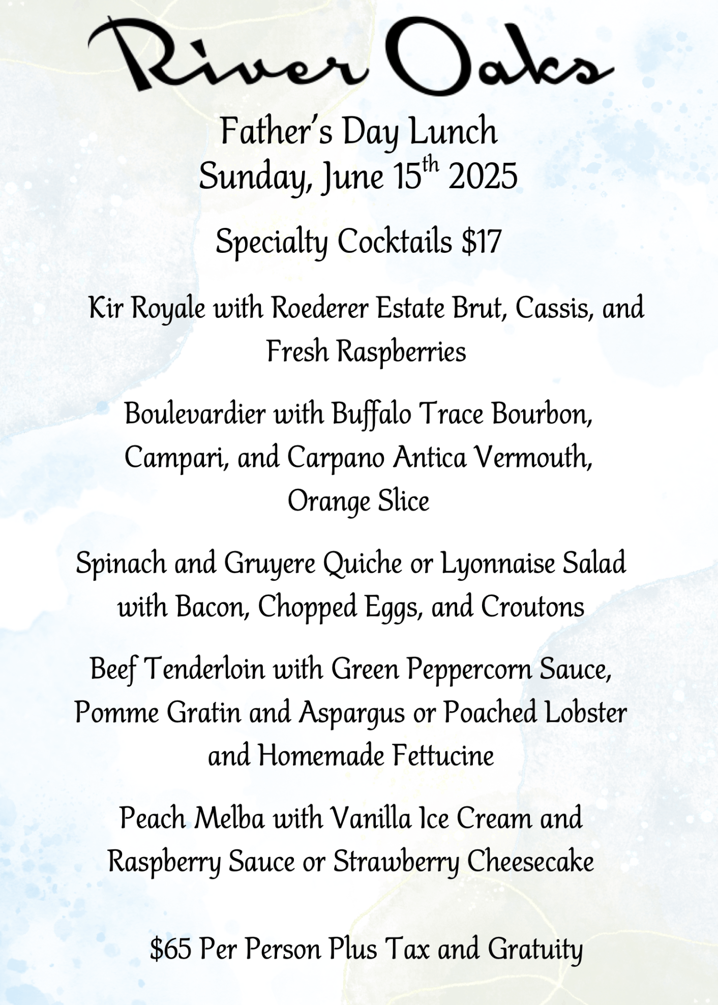 Reserve Your Table TODAY!